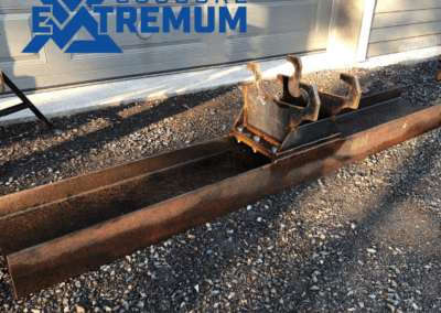 Fabrication niveleuse pour excavatrice – Soudure Extremum