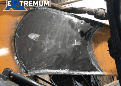 Réparation fissure excavatrice – Soudure Extremum