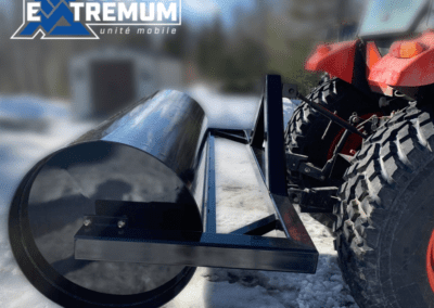 Réparation rouleau compacteur – Soudure Extremum Estrie
